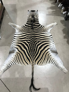 AA grade birchell’s zebra floor rug